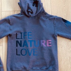 ULTRA RARE FREE CITY Classic Zip Up Hoodie Hummingbird Design Soft and Cozy! 💖👌🏼